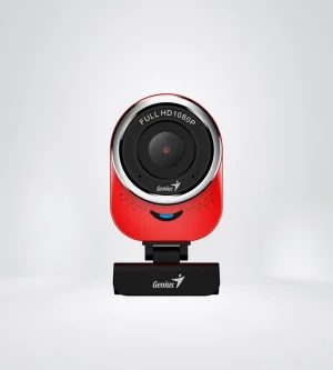 CAMARA WEB GENIUS QCAM 6000 FHD 1080P RED