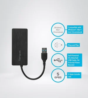 HUB USB TARGUS ACH124US 4 USB-A 3.0