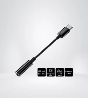 ADAPTADOR GENIUS ACC-C100 USB-C A 3.5MM