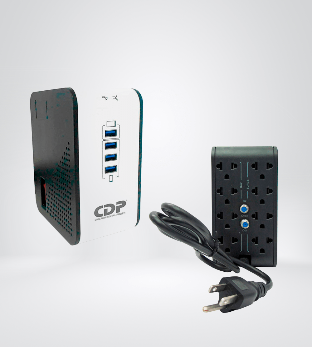 CDP R2CU-AVR1008I 1000VA-500W 8 SALIDAS 4 PUERTOS USBa