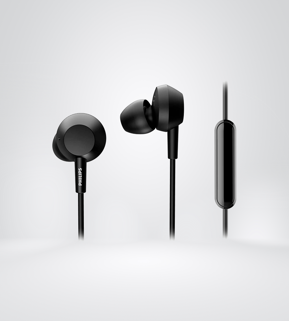PHILIPS IN-EAR TAE4105BK 3.5MM BASS BLACK